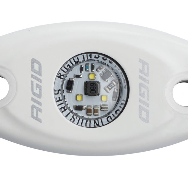 RIGID A-Series LED Light High Power Cool White White Housing Single