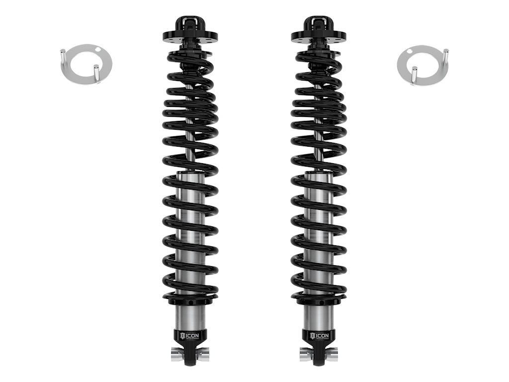 ICON 2021-2023 Ford Bronco Rear 1.25-3” Lift V.S. 2.5 Series Coilover Kit Internal Reservoir Heavy Rate Spring
