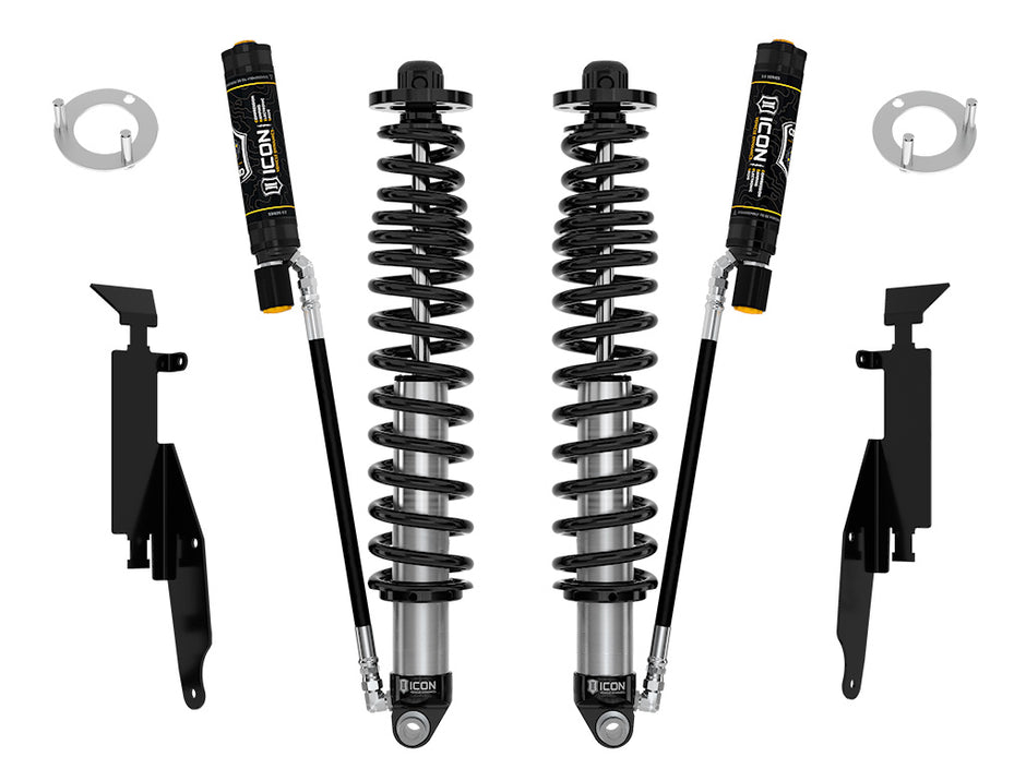 ICON 2021-2023 Ford Bronco Rear 1.25-3” Lift V.S. 2.5 Series Coilover Kit Remote Reservoir W/ CDEV
