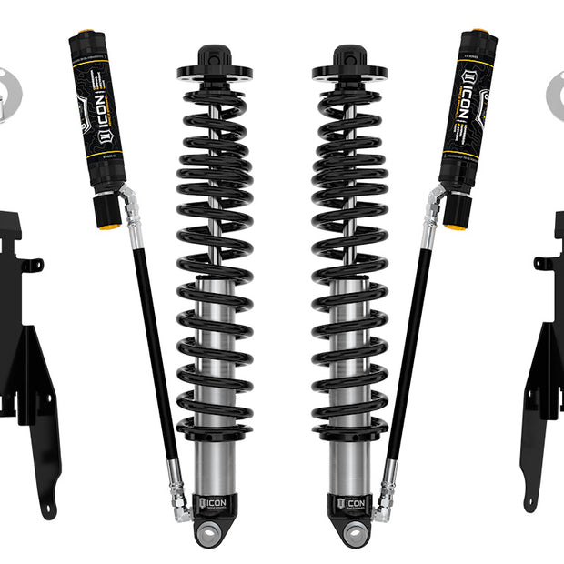 ICON 2021-2023 Ford Bronco Rear 1.25-3” Lift V.S. 2.5 Series Coilover Kit Remote Reservoir W/ CDEV