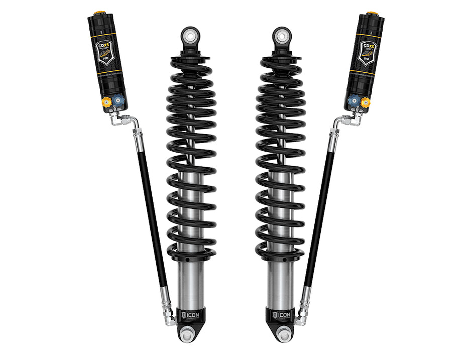ICON 2021-2023 Ford Bronco Rear 1.25-3” Lift V.S. 2.5 Series Coilover Kit Remote Reservoir W/ CDXS