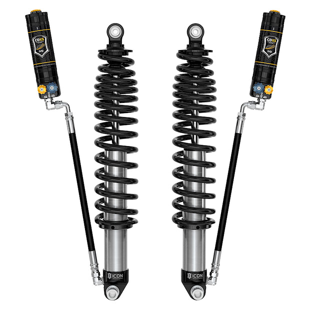 ICON 2021-2023 Ford Bronco Rear 1.25-3” Lift V.S. 2.5 Series Coilover Kit Remote Reservoir W/ CDXS