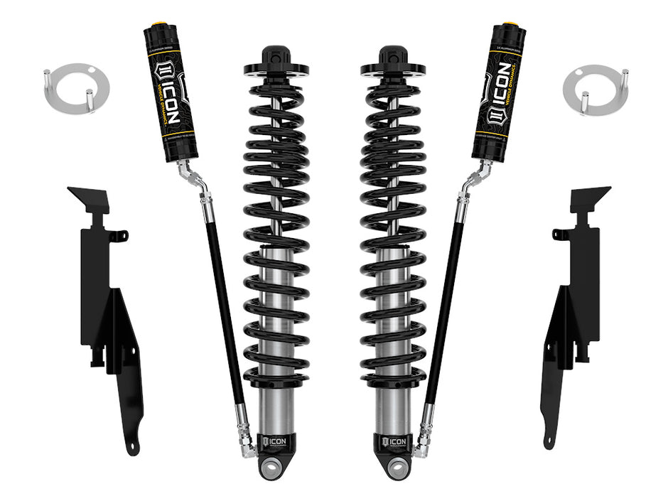 ICON 2021-2023 Ford Bronco Rear 1.25-3” Lift V.S. 2.5 Series Coilover Kit Remote Reservoir Heavy Rate Spring