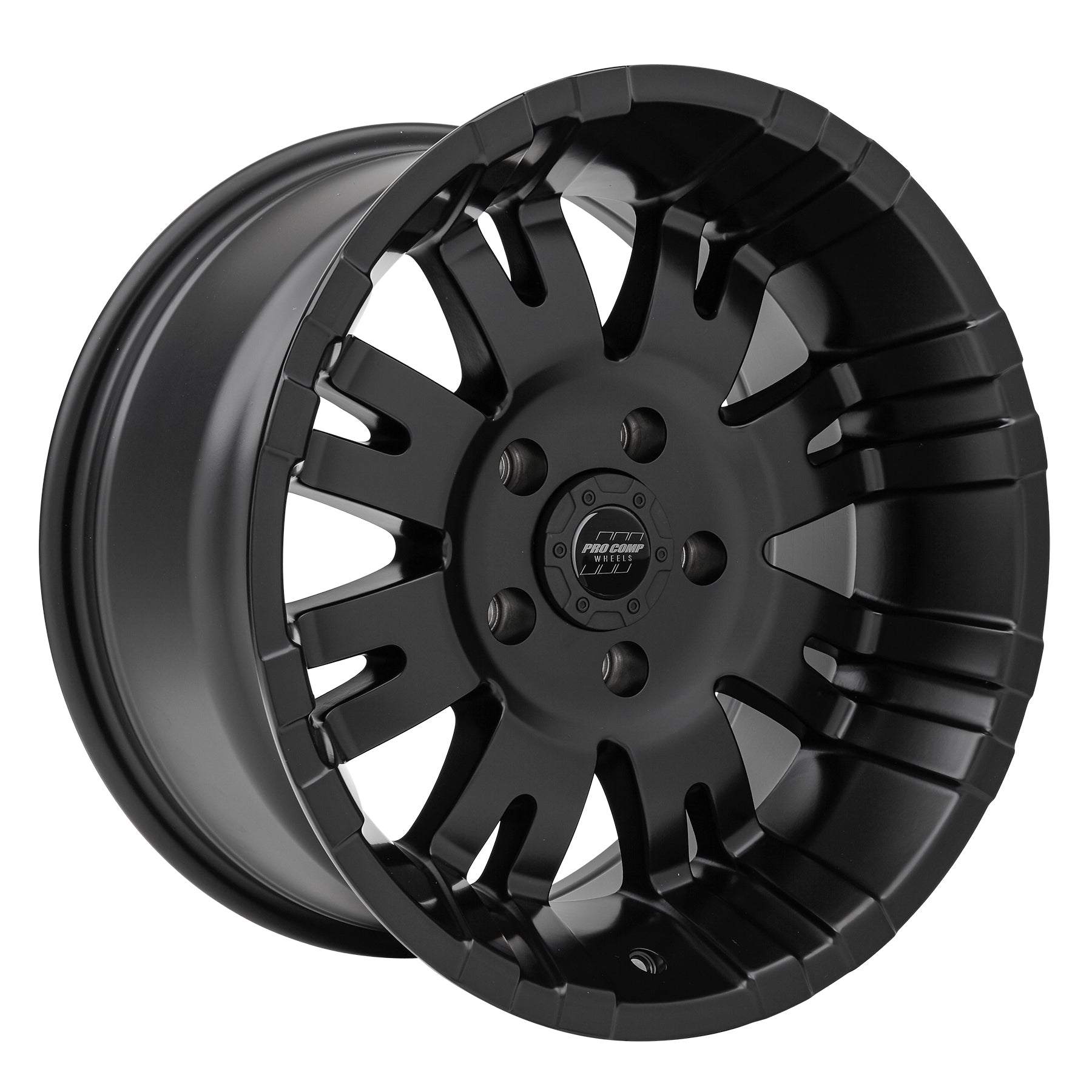 Raven Satin Black 17x9 5x5.5 4.75BS Offset -6mm Cap P/N 8425041