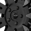 Raven Satin Black 17x9 5x5.5 4.75BS Offset -6mm Cap P/N 8425041