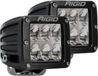 RIGID D-Series PRO LED Light Driving Optic Surface Mount Black Housing Pair