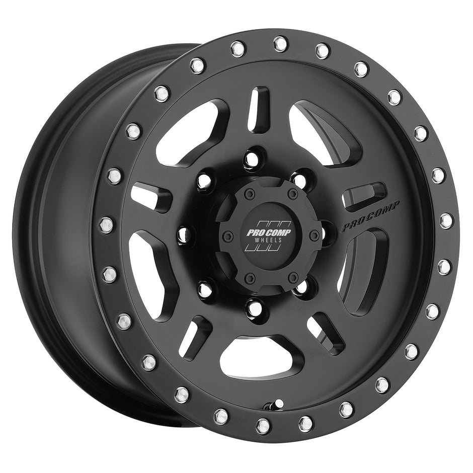 La Paz Satin Black 17x8.5 8x6.5 4.75BS Offset 0mm Cap P/N 502951500