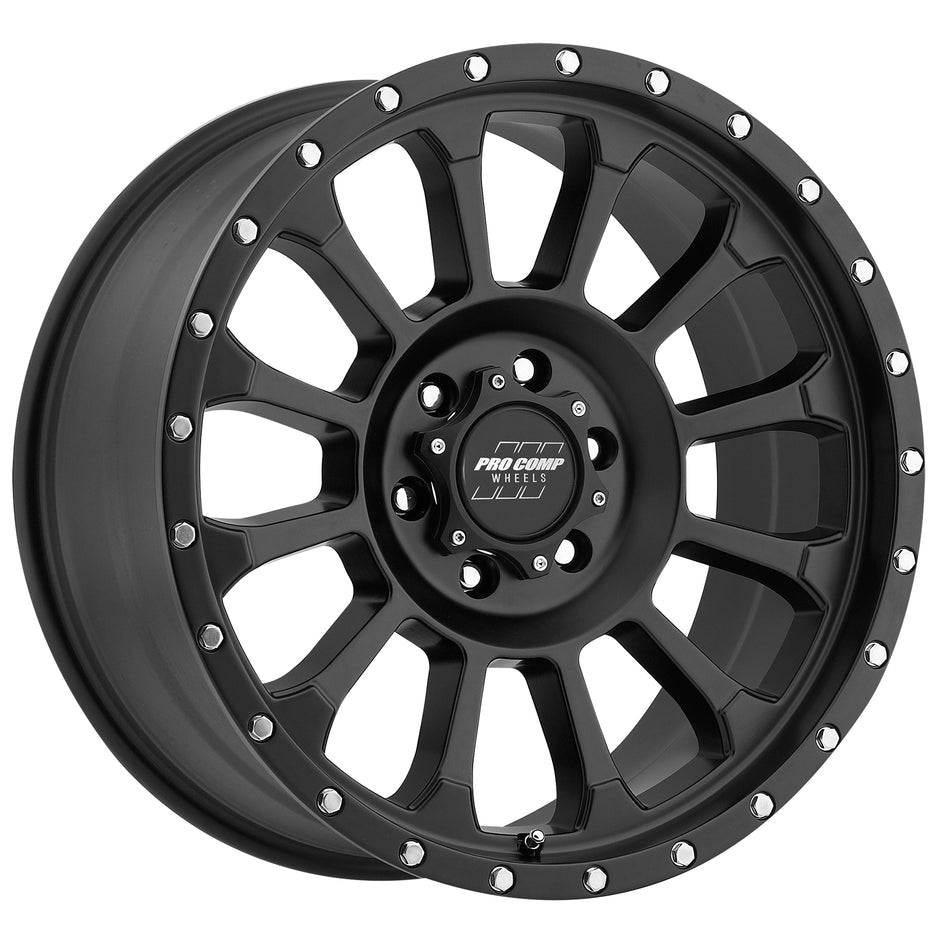 Rockwell Satin Black 17x8.5 6x135 4.75BS Offset 0mm Cap P/N 503442500