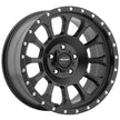 Rockwell Satin Black 17x8.5 5x5 4.75BS Offset 0mm Cap P/N 503432700