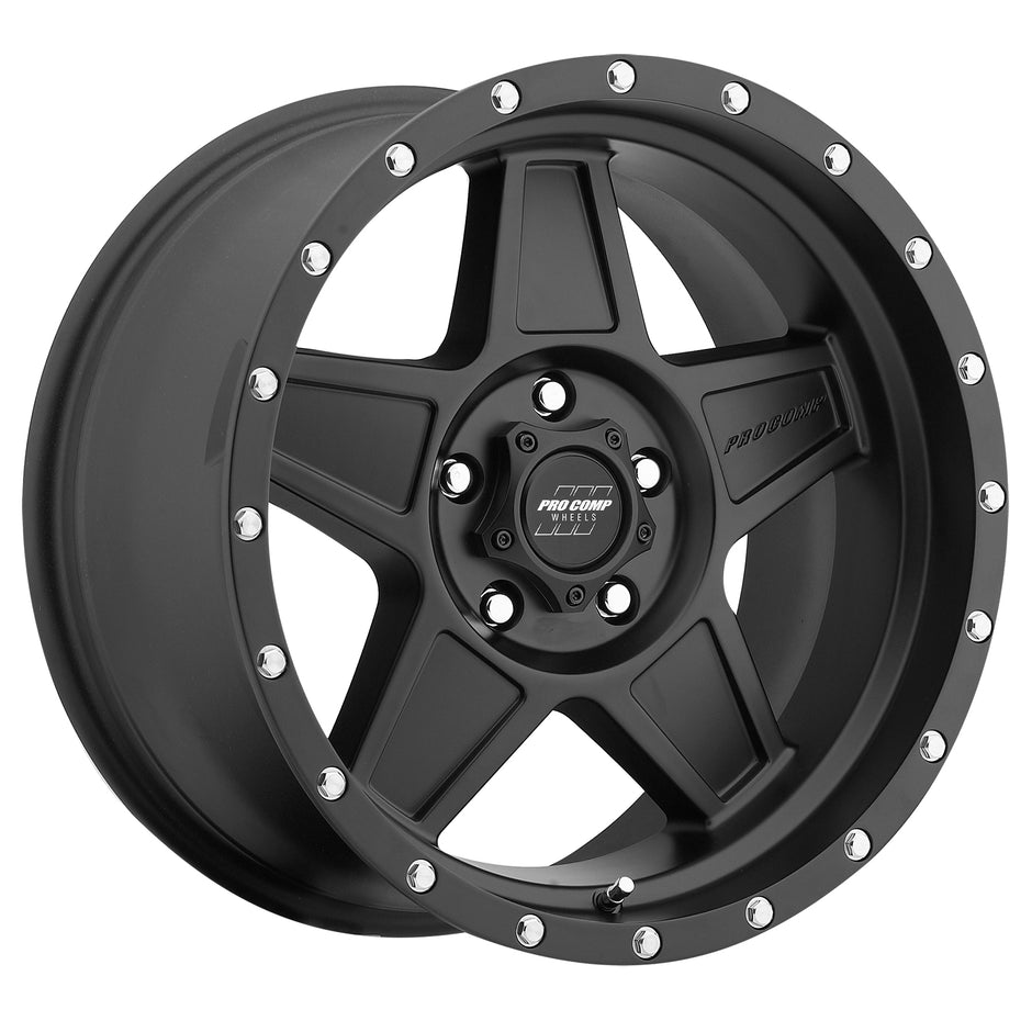 Predator Satin Black 18x9 5x5 5BS Offset 0mm Cap P/N 503432700