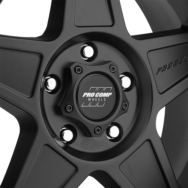 Predator Satin Black 18x9 5x5 5BS Offset 0mm Cap P/N 503432700