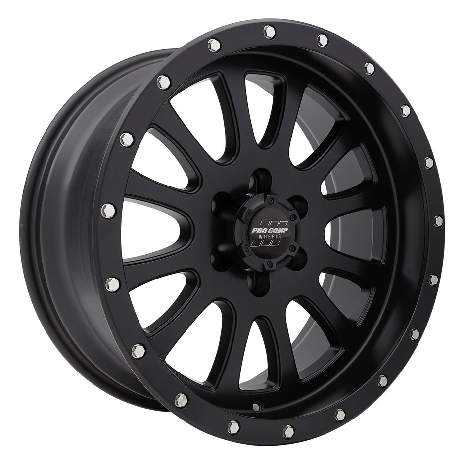 Syndrome Satin Black 20X9 6x135 5BS Offset 0mm Cap P/N 504442500