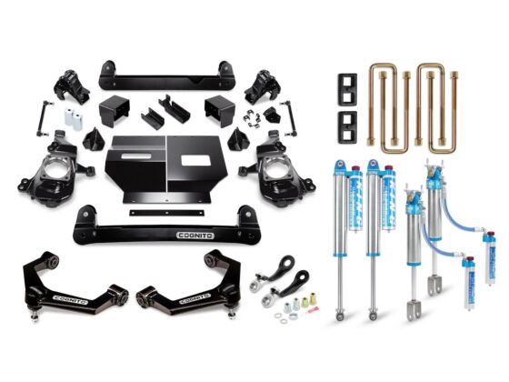 Cognito 4-Inch Elite Lift Kit With King 2.5 Reservoir Shocks For 2020-2024 Silverado/Sierra 2500/3500 2WD/4WD