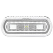 RIGID Industries SR-L Series Marine Spreader Pod 2 Wire Surface Mount White Housing With White Halo
