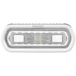 RIGID Industries SR-L Series Marine Spreader Pod 2 Wire Surface Mount White Housing With White Halo
