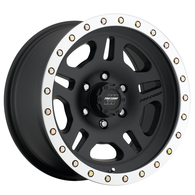 La Paz Satin Black Machined 16x8 6x5.5 4.5BS Offset 0mm Cap P/N 502942500