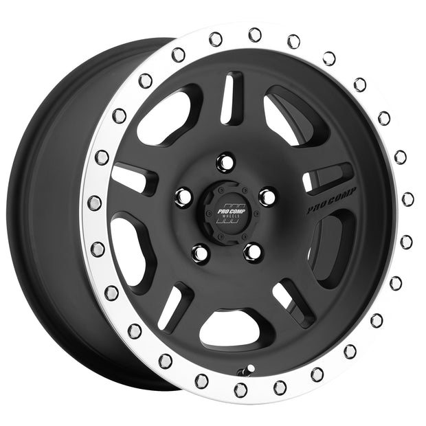La Paz Satin Black Machined 17x8.5 5x5 4.75BS Offset 0mm Cap P/N 502932700