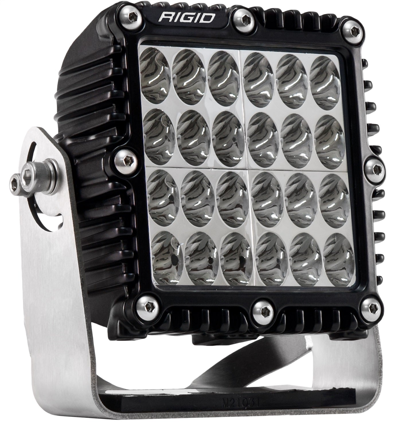 RIGID Q-Series PRO LED Light Driving Optic Black Housing Single