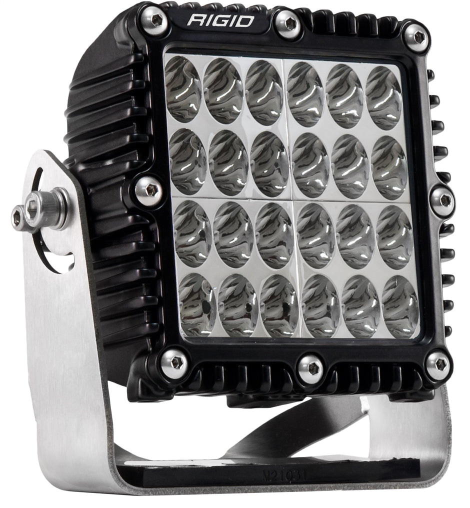 RIGID Q-Series PRO LED Light Driving Optic Black Housing Single