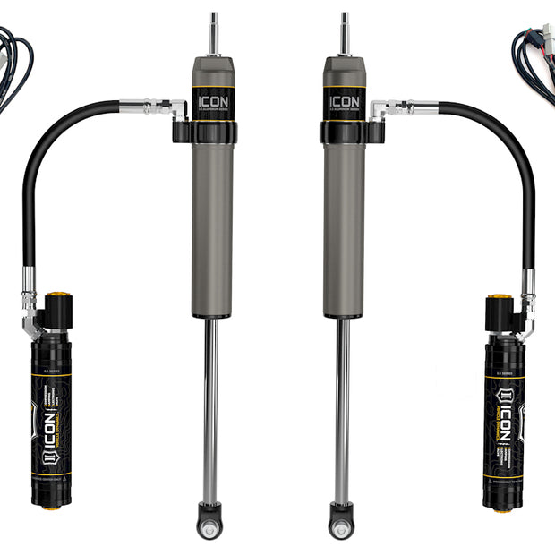 ICON 2010-2024 Toyota 4Runner 1-3” Lift Rear V.S. 2.5 Aluminum Series Shocks Remote Reservoir W/ CDEV Pair