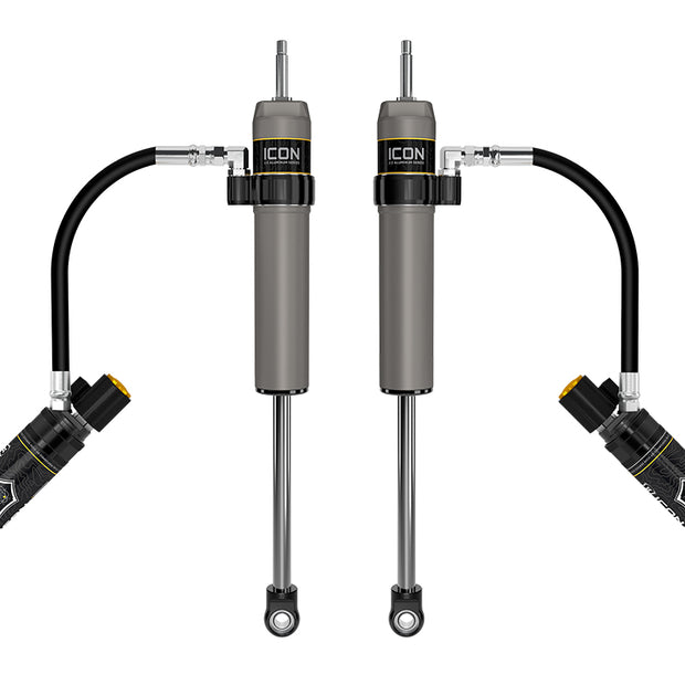 ICON 2022-2024 Toyota Tundra 3-3.5" Lift Rear V.S. 2.5 Aluminum Series Shock Absorbers Remote Reservoir W/ CDEV Pair
