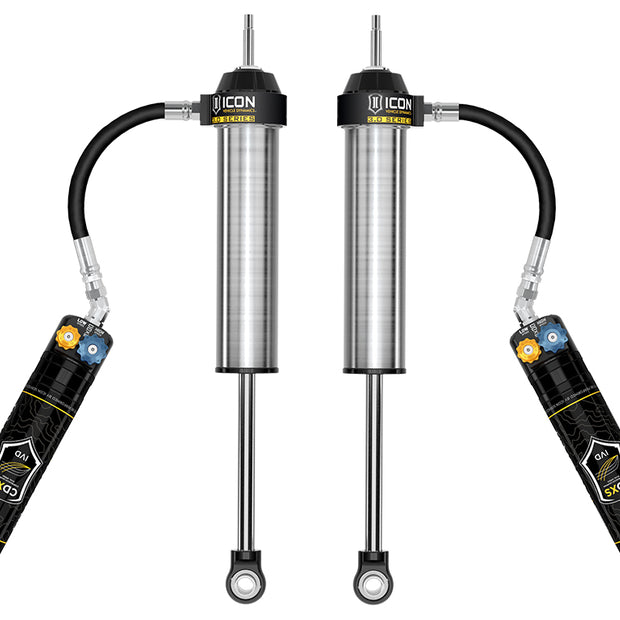 ICON 2022-2025 Toyota Tundra 0-1.5” Lift/2023-2025 Sequoia 0-4" Lift Rear V.S. 3.0 Series Shock Absorbers Remote Reservoir W/ CDXS Pair