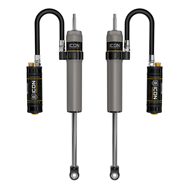 ICON 2024-2025 Toyota Land Cruiser 250 Series/2024-2025 Lexus GX550 0-3” Lift Rear V.S. 2.5 Aluminum Series Shock Absorbers Remote Reservoir W/ CDCV Pair