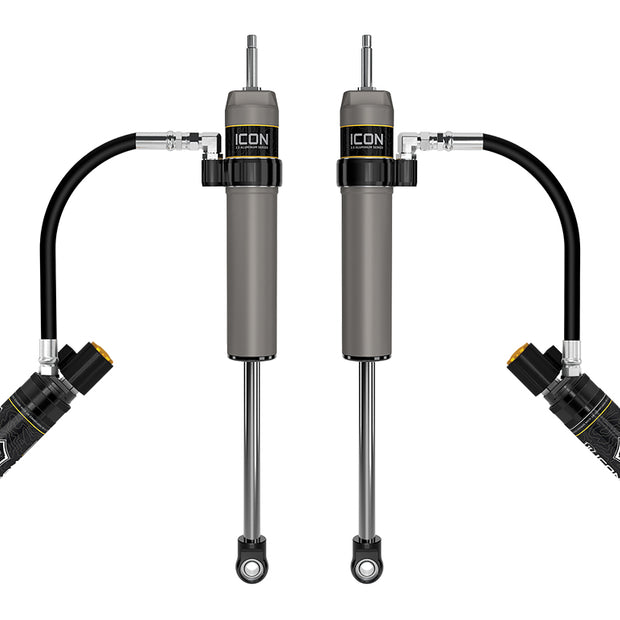 ICON 2025 Toyota 4Runner 0-3” Lift Rear V.S. 2.5 Aluminum Series Shock Absorbers Remote Reservoir W/ CDEV Pair