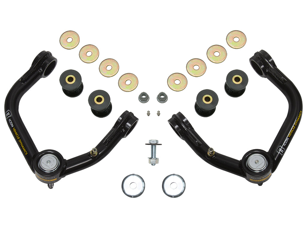 ICON 1996-2004 Toyota Tacoma/1996-2002 Toyota 4Runner Tubular Upper Control Arm W/Delta Joint Kit