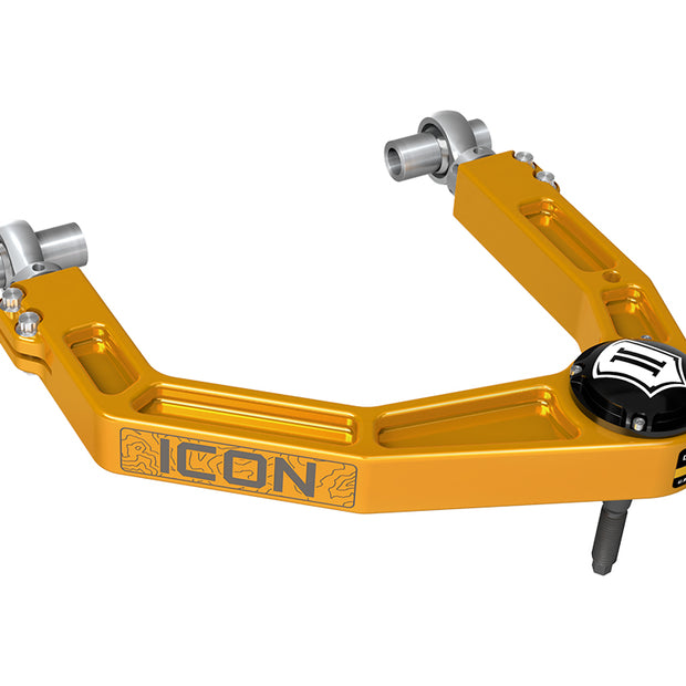 ICON 2024-2025 Toyota Tacoma/2024-2025 Toyota Land Cruiser 250 Series/2024-2025 Lexus GX550/2025 Toyota 4Runner Front Billet Upper Control Arms W/ Delta Joint Pro Gold Anodizing