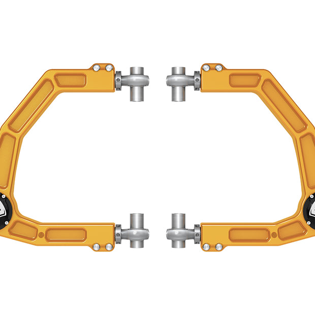 ICON 2024-2025 Toyota Tacoma/2024-2025 Toyota Land Cruiser 250 Series/2024-2025 Lexus GX550/2025 Toyota 4Runner Front Billet Upper Control Arms W/ Delta Joint Pro Gold Anodizing