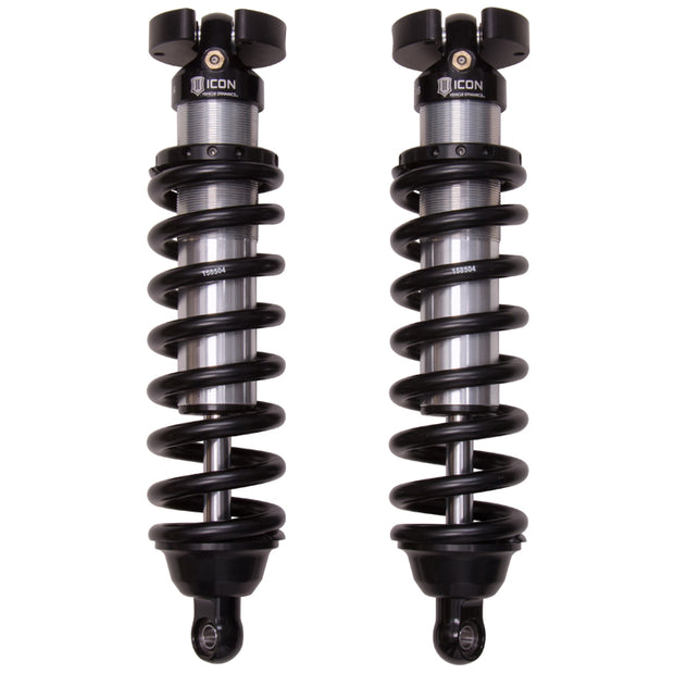 ICON 1996-2004 Toyota Tacoma/1996-2002 Toyota 4Runner 0-3" Lift Front V.S. 2.5 Series Coilover Kit Extended Travel Internal Reservoir 700 Lbs/in Spring Rate