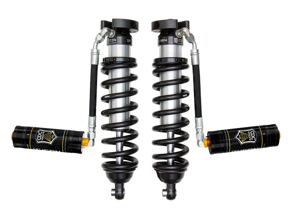 ICON 1996-2004 Toyota Tacoma 0-3" Lift FrontV.S. 2.5 Series Coilover Kit Extended Travel Remote Reservoir W/ CDCV