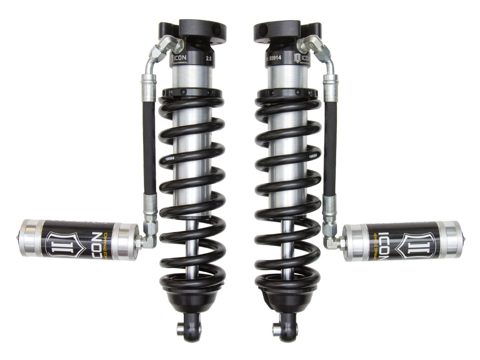 ICON 1996-2004 Toyota Tacoma 0-3" Lift Front V.S. 2.5 Series Coilover Kit Remote Reservoir