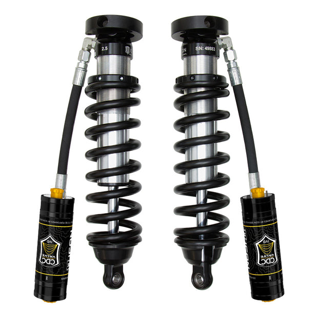 ICON 1996-2002 Toyota 4Runner 0-3" Lift Front V.S. 2.5 Series Coilover Kit Extended Travel Remote Reservoir W/ CDCV