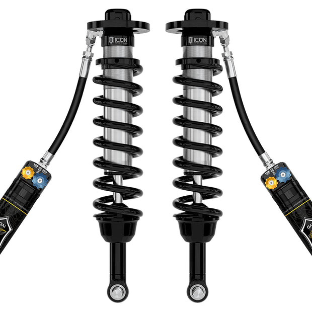 ICON 2022-2025 Toyota Tundra 1.25-3.5" Lift/2023-2025 Sequoia 3-4.5" Lift Front V.S. 2.5 Series Coilover Kit Remote Reservoir W/ CDXS Pair