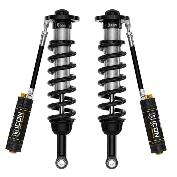 ICON 2022-2024 Toyota Tundra 5-6" Lift Front V.S. 2.5 Series Coilover Kit Remote Reservoir W/ CDCV Pair