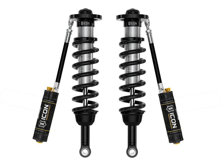ICON 2023-2025 Sequoia TRD Pro 1-2.5" Lift Front V.S. 2.5 Series Front Coilover Kit Remote Reservoir W/ CDCV Pair