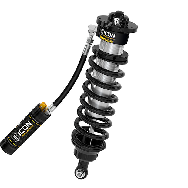 ICON 2022-2025 Toyota Tundra 1.25-3.25" Lift/2023-2025 Sequoia 3-4.25" Lift V.S. 3.0 Series Front Coilover Kit Remote Reservoir W/ CDCV Pair