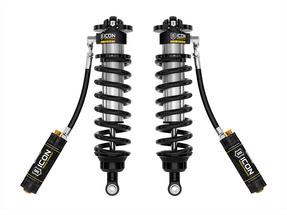 ICON 2022-2025 Toyota Tundra 1.25-3.25" Lift/2023-2025 Sequoia 3-4.25" Lift V.S. 3.0 Series Front Coilover Kit Remote Reservoir W/ CDCV Pair