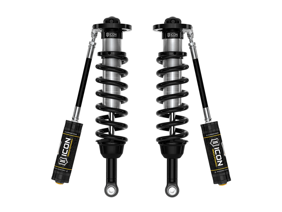 ICON 2025 Toyota 4Runner 4WD 1.25-3" Lift Front 2.5 Series Coilover Kit Remote Reservoir
