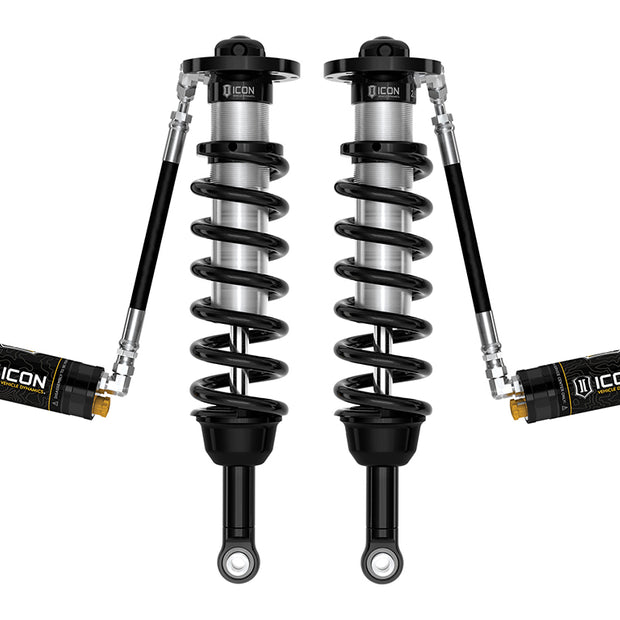 ICON 2025-2026 Toyota 4Runner 2WD 1.25-3" Lift Front 2.5 Series Coilover Kit Remote Reservoir W/ CDCV