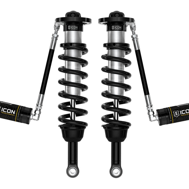 ICON 2025-2026 Toyota 4Runner 2WD 1.25-3" Lift Front 2.5 Series Coilover Kit Remote Reservoir