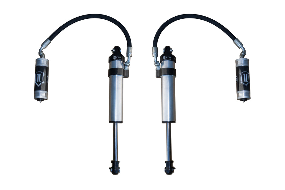 ICON 2003-2024 Toyota 4Runner/2005-2023 Toyota Tacoma/2007-2014 Toyota FJ Cruiser Front 2.5 VS Stock Width Remote Reservoir Secondary Shocks Pair
