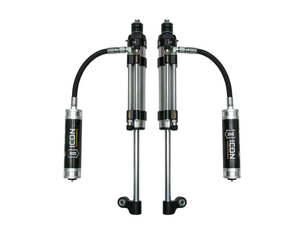 ICON 2005-2023 Toyota Tacoma Rear RXT 2.5 Omega Bypass Remote Reservoir Shocks Pair