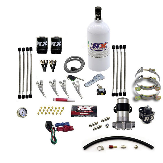 Nitrous Express - FOUR CYLINDER "VORTEC" SYSTEM (PRO-MOD) 2.5 LB - 60006SSVP