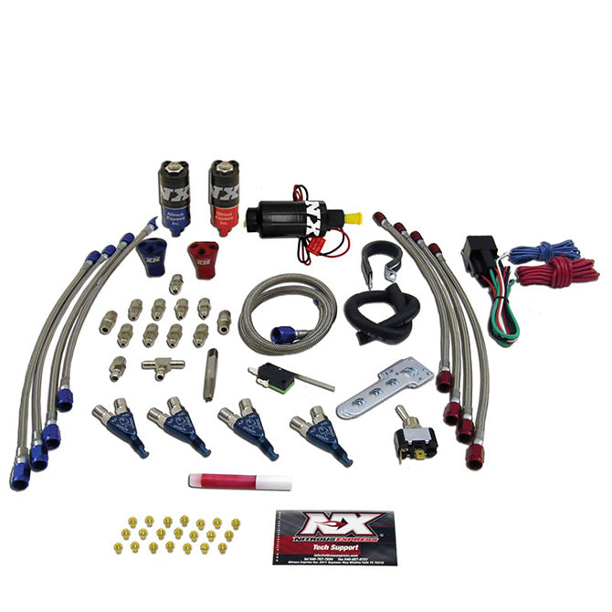Nitrous Express - FOUR CYLINDER "PIRANHA" SYSTEM (FOR EFI APPLICATIONS) NO BOTTLE - 60007-00P
