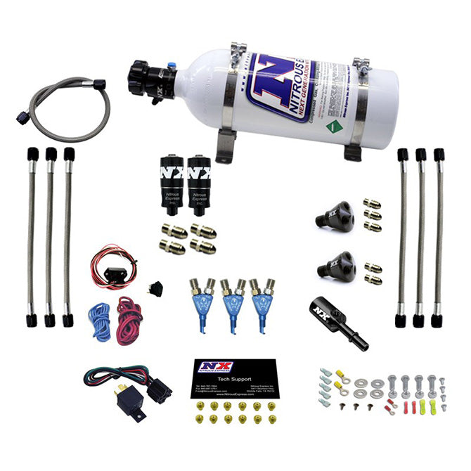 Nitrous Express - THREE CYLINDER EFI PIRANHA SYSTEM - 60033EFIP