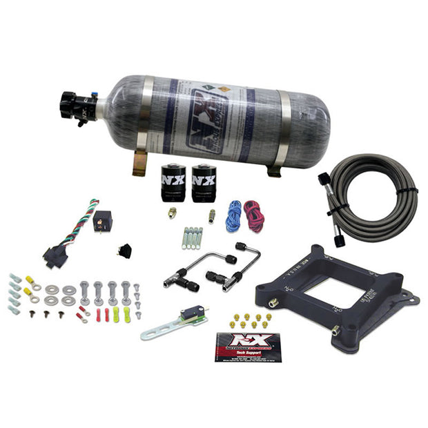 Nitrous Express - 4150 Gemini STAGE 6 (50-100-150-200-250-300HP) WITH COMPOSITE BOTTLE. - 60040-12