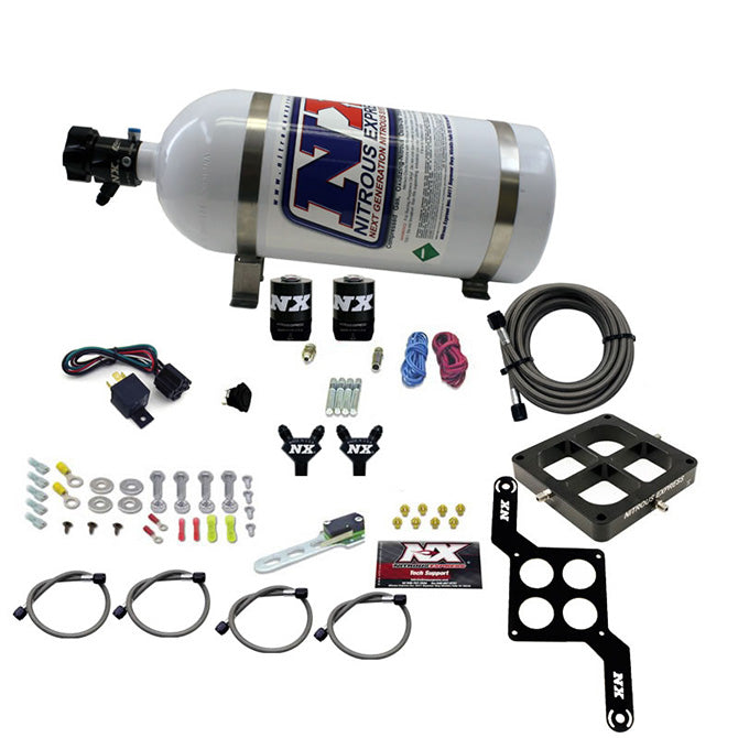 Nitrous Express - DOMINATOR BILLET CROSSBAR STAGE 6 (50-100-150-200-250-300HP) WITH 10LB BOTTLE. - 60047-10